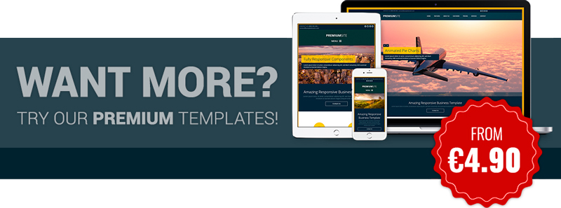 Responsive Premium HTML5 Template