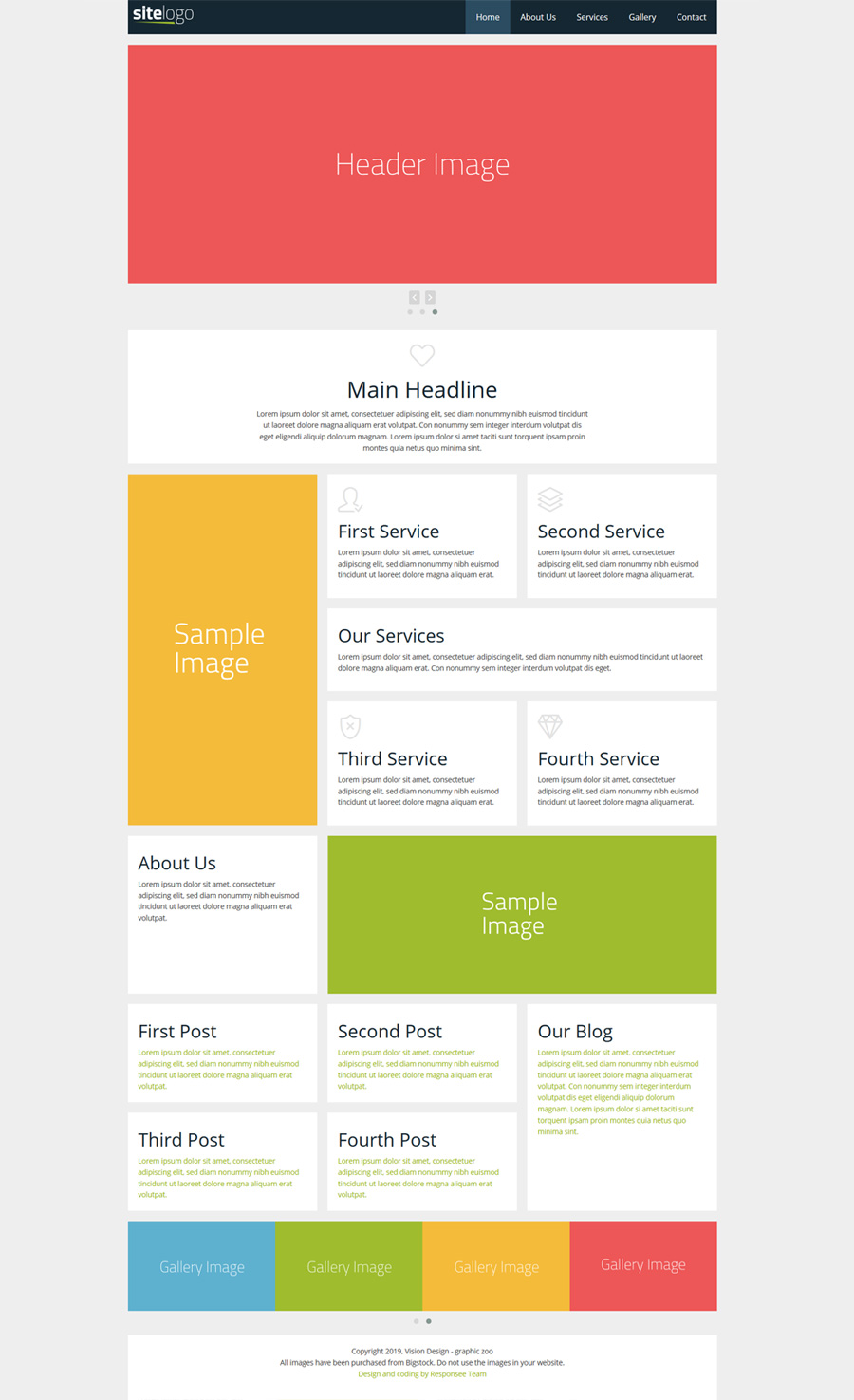 Bricker lite - free elegant business template