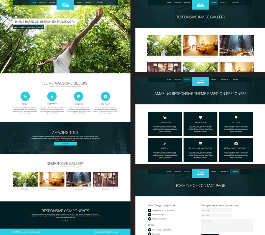 free responsive design template